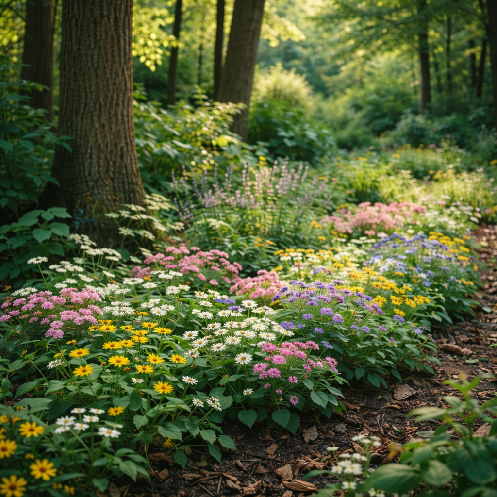 Partial Shade Mix – Wildflower Seeds | Heirloom Blooms for Low-Light Gardens