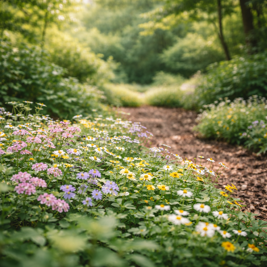 Partial Shade Mix – Wildflower Seeds | Heirloom Blooms for Low-Light Gardens