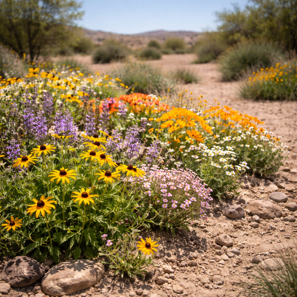 Dry Land Mix Wildflower Seeds – Drought-Tolerant Heirloom Blooms