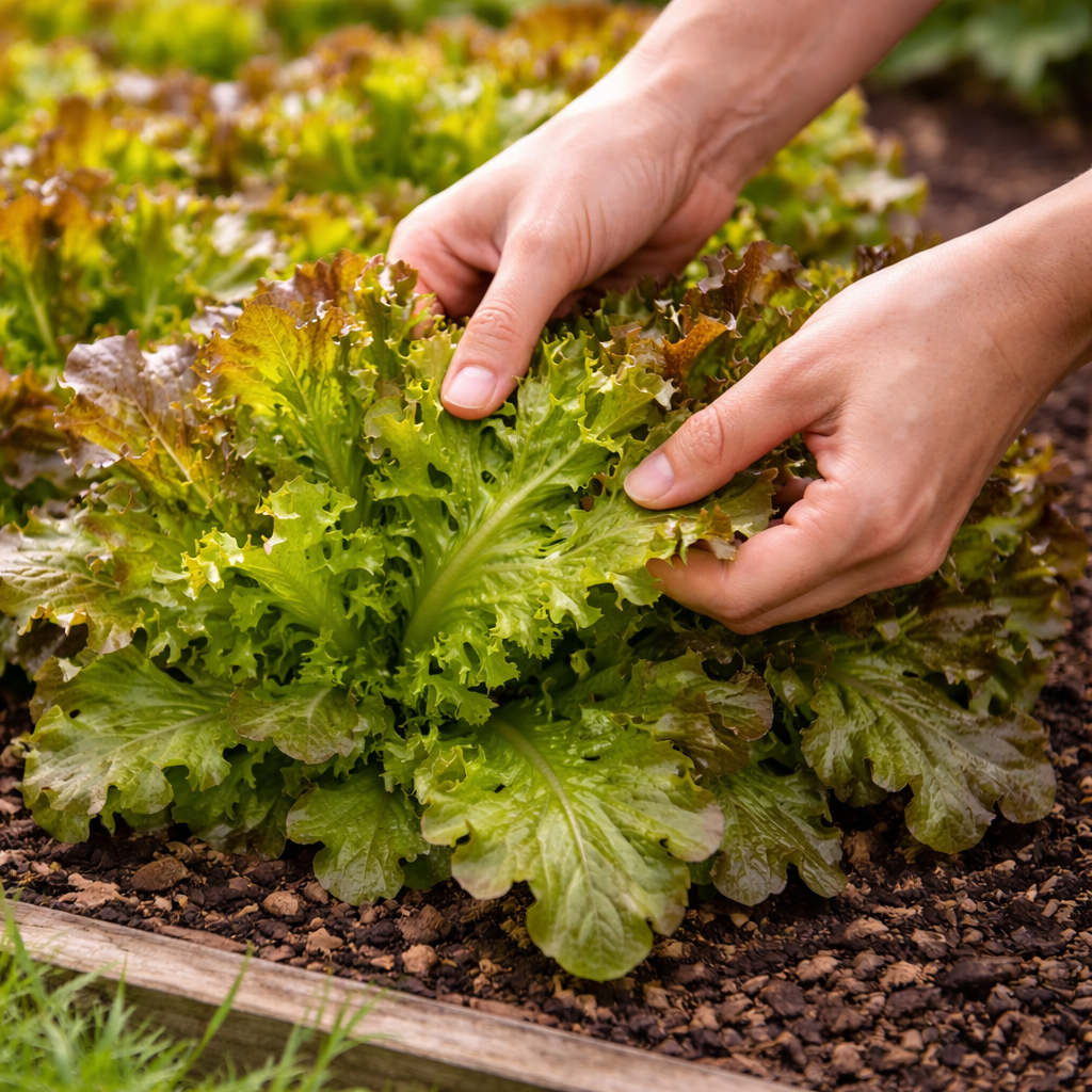 Lettuce Seeds – Royal Oakleaf Leaf Lettuce | Heirloom | Tender Red-Green Leaves | Fast Growing Garden Lettuce