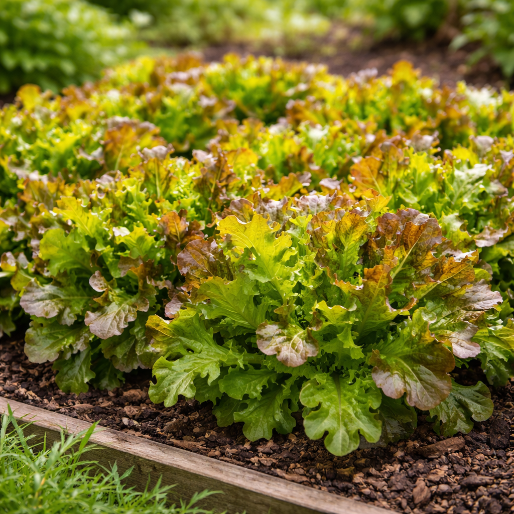 Lettuce Seeds – Royal Oakleaf Leaf Lettuce | Heirloom | Tender Red-Green Leaves | Fast Growing Garden Lettuce