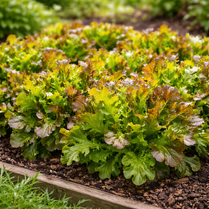 Lettuce Seeds – Royal Oakleaf Leaf Lettuce | Heirloom | Tender Red-Green Leaves | Fast Growing Garden Lettuce
