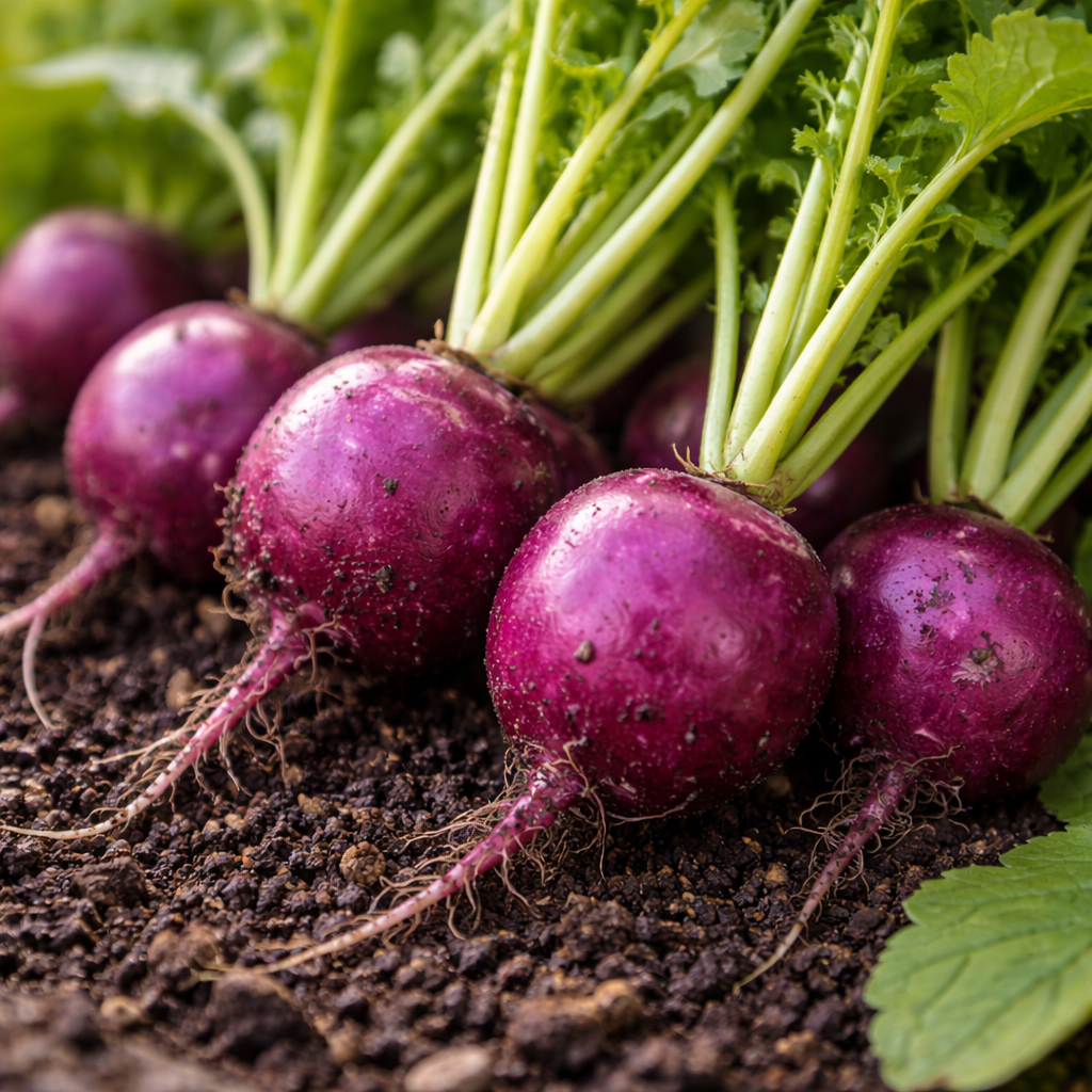 Radish Seeds – Purple Plum | Heirloom Radish | Fast Growing