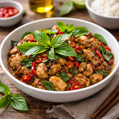 Basil Seeds – Thai Basil | Aromatic Herb | Compact Plants | Home Garden & Containers| Heirloom Basil