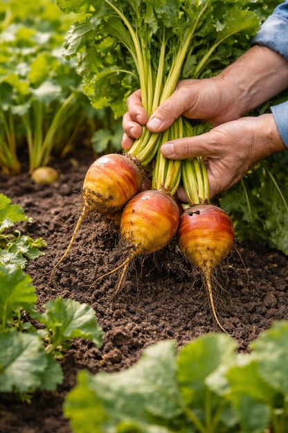 Golden Detroit Beet Seeds | Heirloom Golden Beets | Sweet Mild Flavor | Easy Garden Root Vegetable