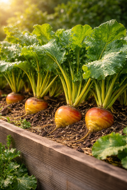 Golden Detroit Beet Seeds | Heirloom Golden Beets | Sweet Mild Flavor | Easy Garden Root Vegetable