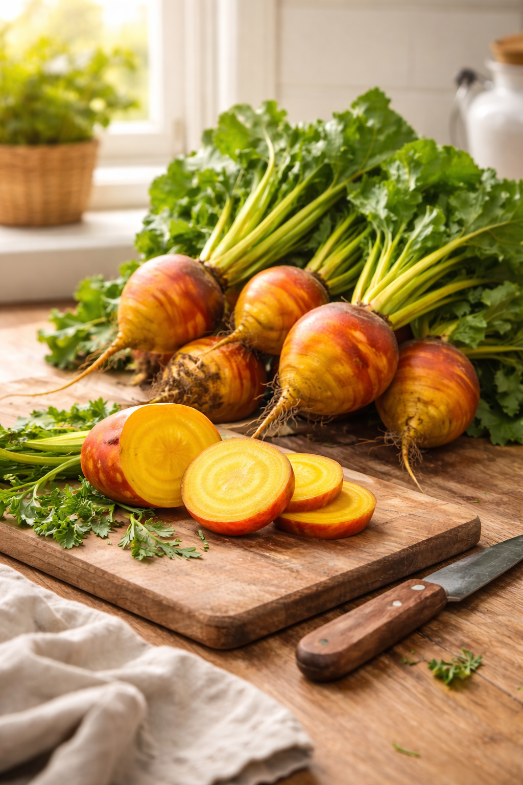 Golden Detroit Beet Seeds | Heirloom Golden Beets | Sweet Mild Flavor | Easy Garden Root Vegetable