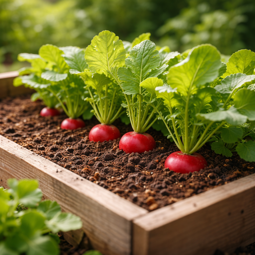 Organic Radish Seeds – Cherry Belle | Fast-Growing Heirloom Red Radish | Crisp & Mild Flavor | Garden & Container Friendly