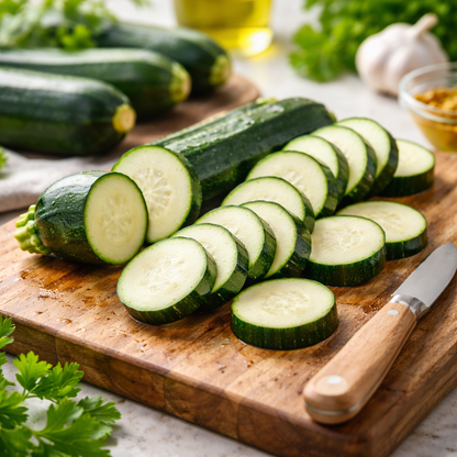 Organic Zucchini Seeds – Black Beauty Summer Squash | High-Yield Bush Variety | Home Garden Vegetable Seeds
