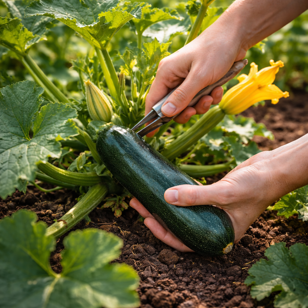 Organic Zucchini Seeds – Black Beauty Summer Squash | High-Yield Bush Variety | Home Garden Vegetable Seeds