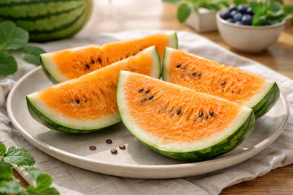 Tendersweet Orange Heirloom Watermelon Seeds | Sweet Orange Flesh, Non-GMO Garden Seeds