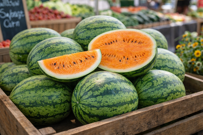 Tendersweet Orange Heirloom Watermelon Seeds | Sweet Orange Flesh, Non-GMO Garden Seeds