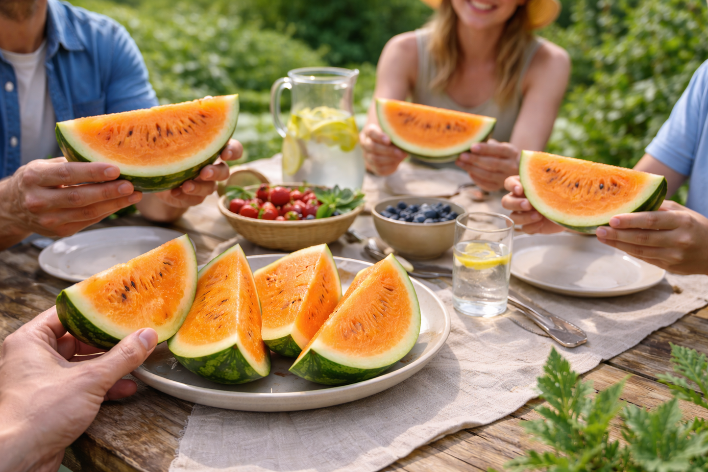 Tendersweet Orange Heirloom Watermelon Seeds | Sweet Orange Flesh, Non-GMO Garden Seeds