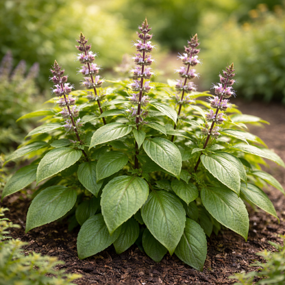 Basil Seeds – Cinnamon | Spicy Sweet Basil | Heirloom Herb Seeds | Garden & Container Friendly