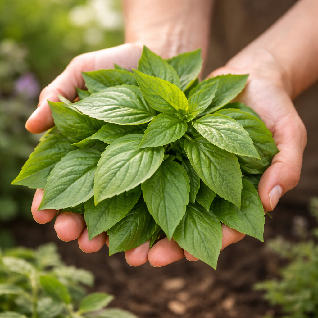 Basil Seeds – Green Leaf Holy Basil (Tulsi) | Medicinal Herb | Heirloom Herb Seeds | Garden & Container Friendly