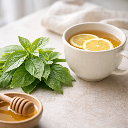 Lemon Basil Seeds | Citrus-Scented Herb | Easy to Grow Basil | Culinary & Tea Herb | Garden or Container Plant
