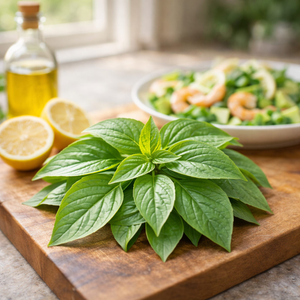 Lemon Basil Seeds | Citrus-Scented Herb | Easy to Grow Basil | Culinary & Tea Herb | Garden or Container Plant