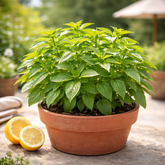 Lemon Basil Seeds | Citrus-Scented Herb | Easy to Grow Basil | Culinary & Tea Herb | Garden or Container Plant