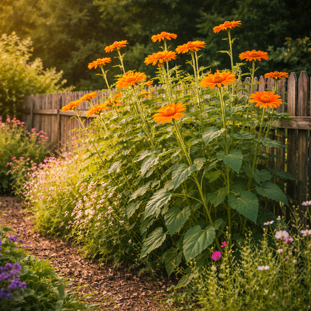 Sunflower Seeds – Mexican | Tall Sunflowers | Bright Orange Blooms | Easy-Grow Garden Flower Seeds