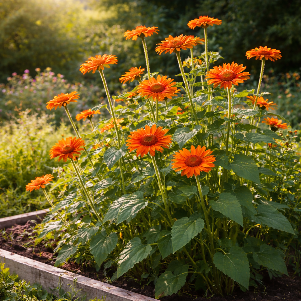 Sunflower Seeds – Mexican | Tall Sunflowers | Bright Orange Blooms | Easy-Grow Garden Flower Seeds