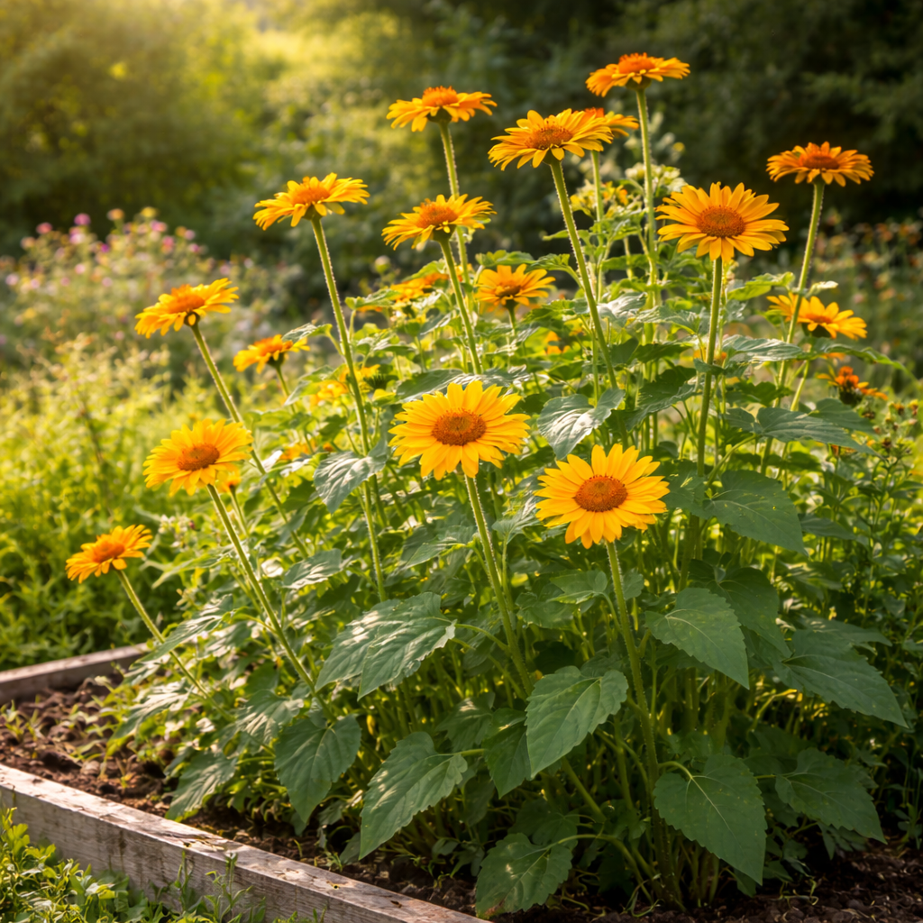 Sunflower Seeds – Mexican | Tall Sunflowers | Bright Orange Blooms | Easy-Grow Garden Flower Seeds