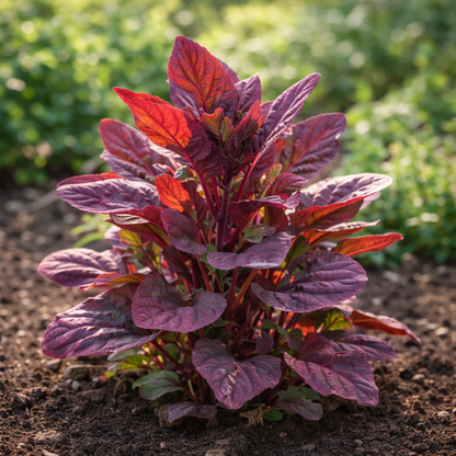 Orach Seeds – Red Fire French Spinach | Heirloom Leafy Greens | Heat-Tolerant Salad Green Seeds