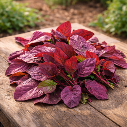 Orach Seeds – Red Fire French Spinach | Heirloom Leafy Greens | Heat-Tolerant Salad Green Seeds