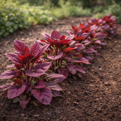 Orach Seeds – Red Fire French Spinach | Heirloom Leafy Greens | Heat-Tolerant Salad Green Seeds