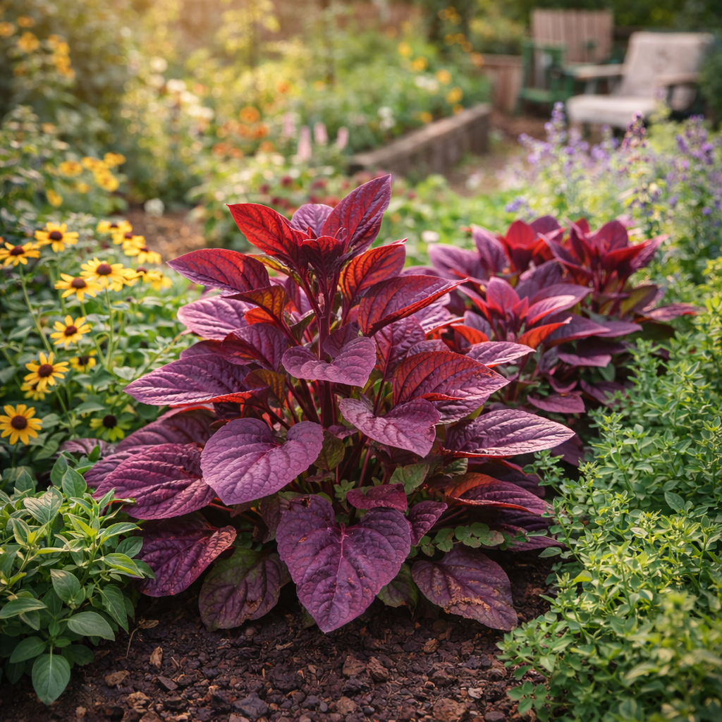 Orach Seeds – Red Fire French Spinach | Heirloom Leafy Greens | Heat-Tolerant Salad Green Seeds