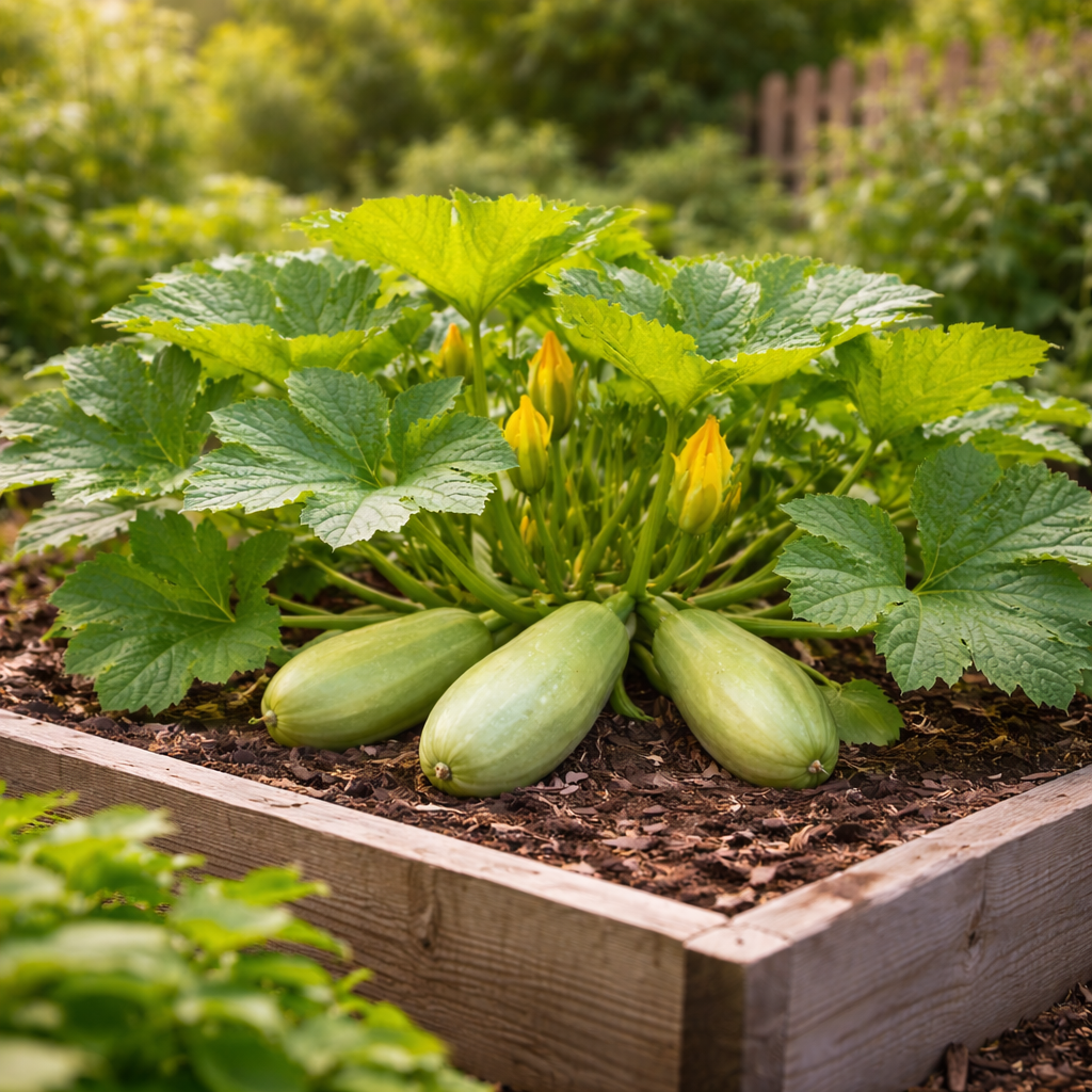 Vegetable Marrow White Bush Heirloom Summer Squash Seeds | Mild, High-Yield