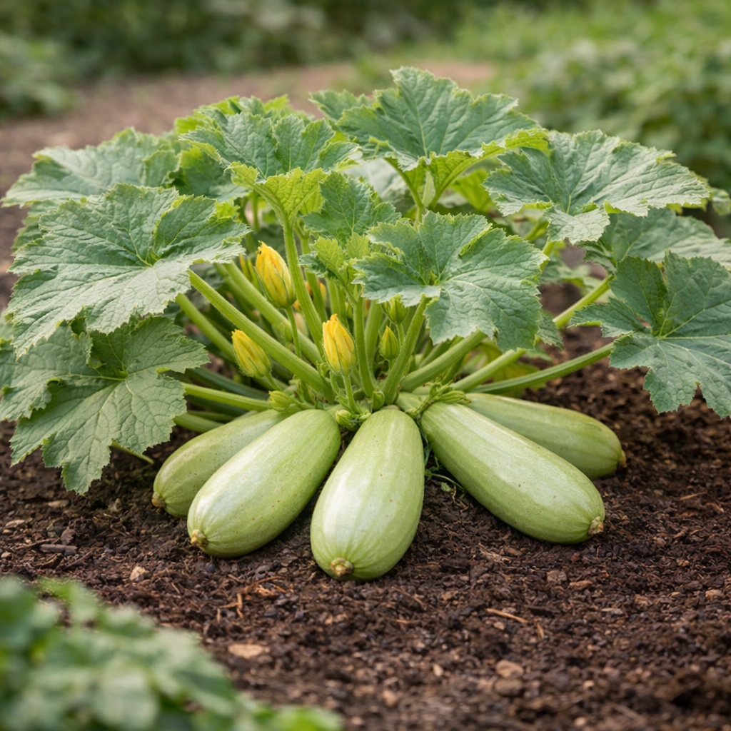 Vegetable Marrow White Bush Heirloom Summer Squash Seeds | Mild, High-Yield