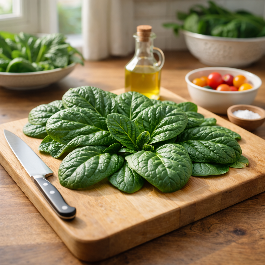 Giant Noble Heirloom Spinach Seeds | Large Leaf Cold Hardy Spinach for Home Gardens | Leafy Greens