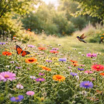 Hummingbirds, Butterflies & Bees Pollinator Wildflower Seed Mix