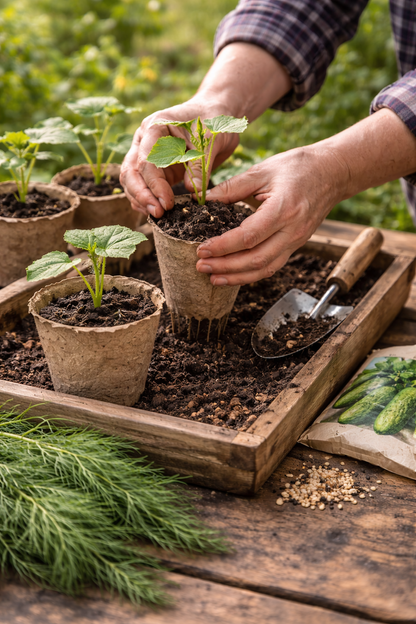 Wisconsin SMR Pickling - Cucumber Seeds | Crisp, Disease-Resistant Heirloom Cucumbers
