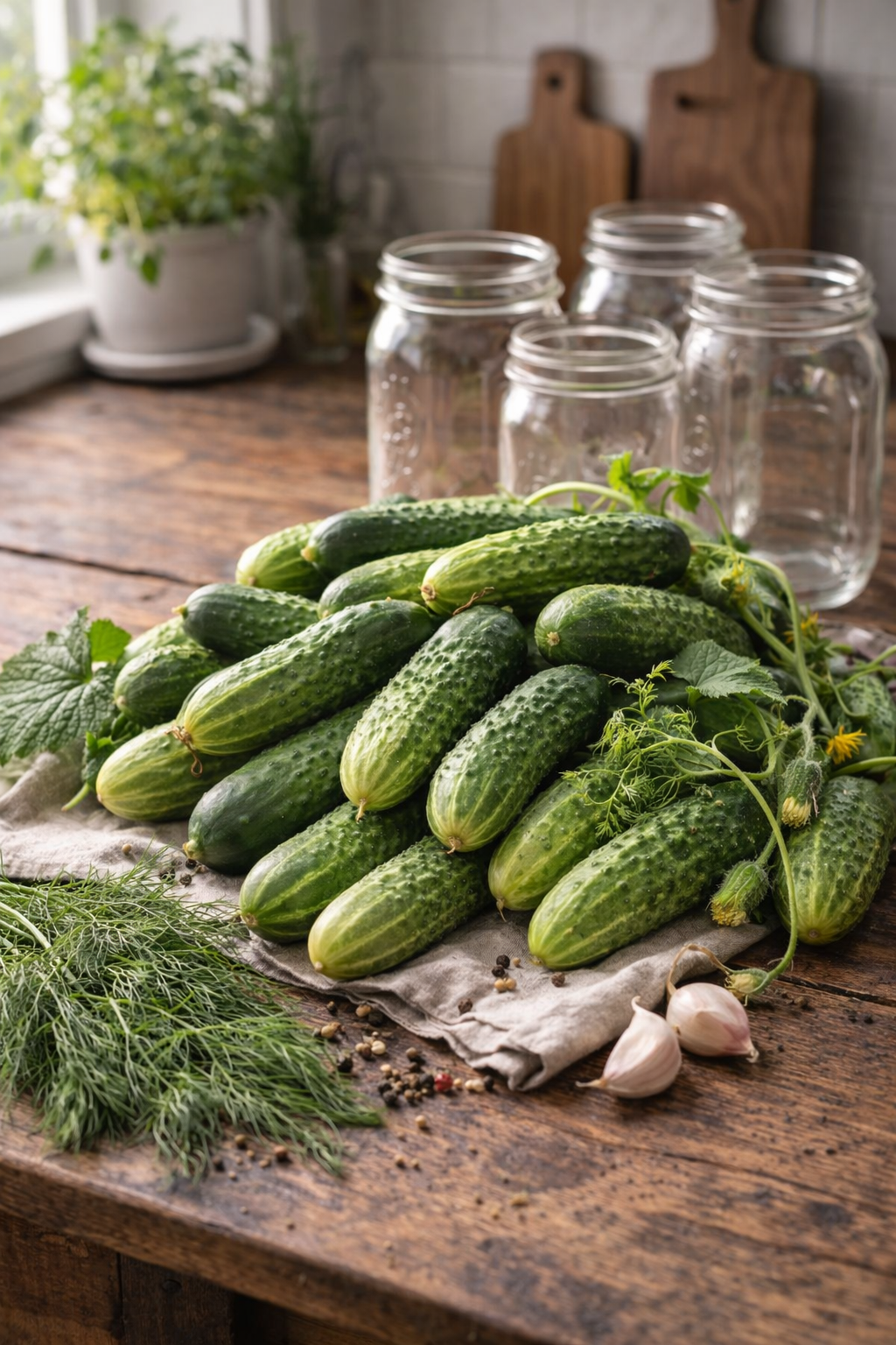 Wisconsin SMR Pickling - Cucumber Seeds | Crisp, Disease-Resistant Heirloom Cucumbers