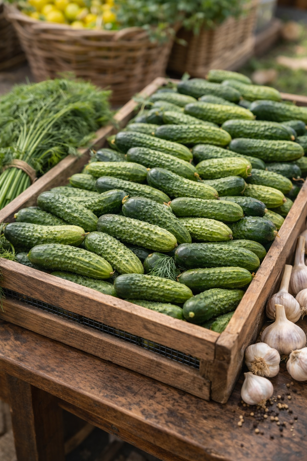 Wisconsin SMR Pickling - Cucumber Seeds | Crisp, Disease-Resistant Heirloom Cucumbers