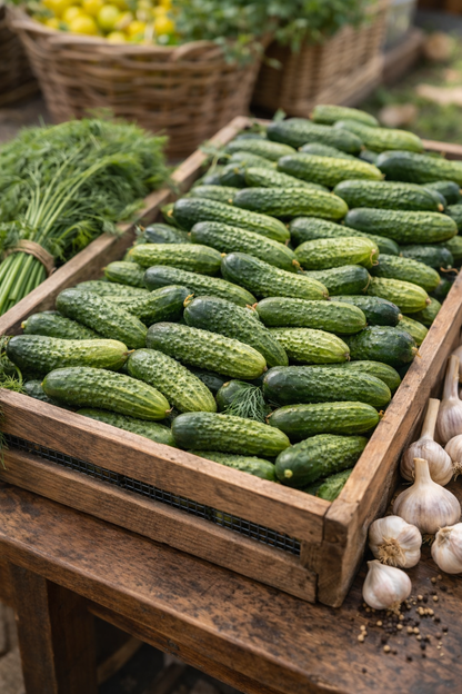Wisconsin SMR Pickling - Cucumber Seeds | Crisp, Disease-Resistant Heirloom Cucumbers