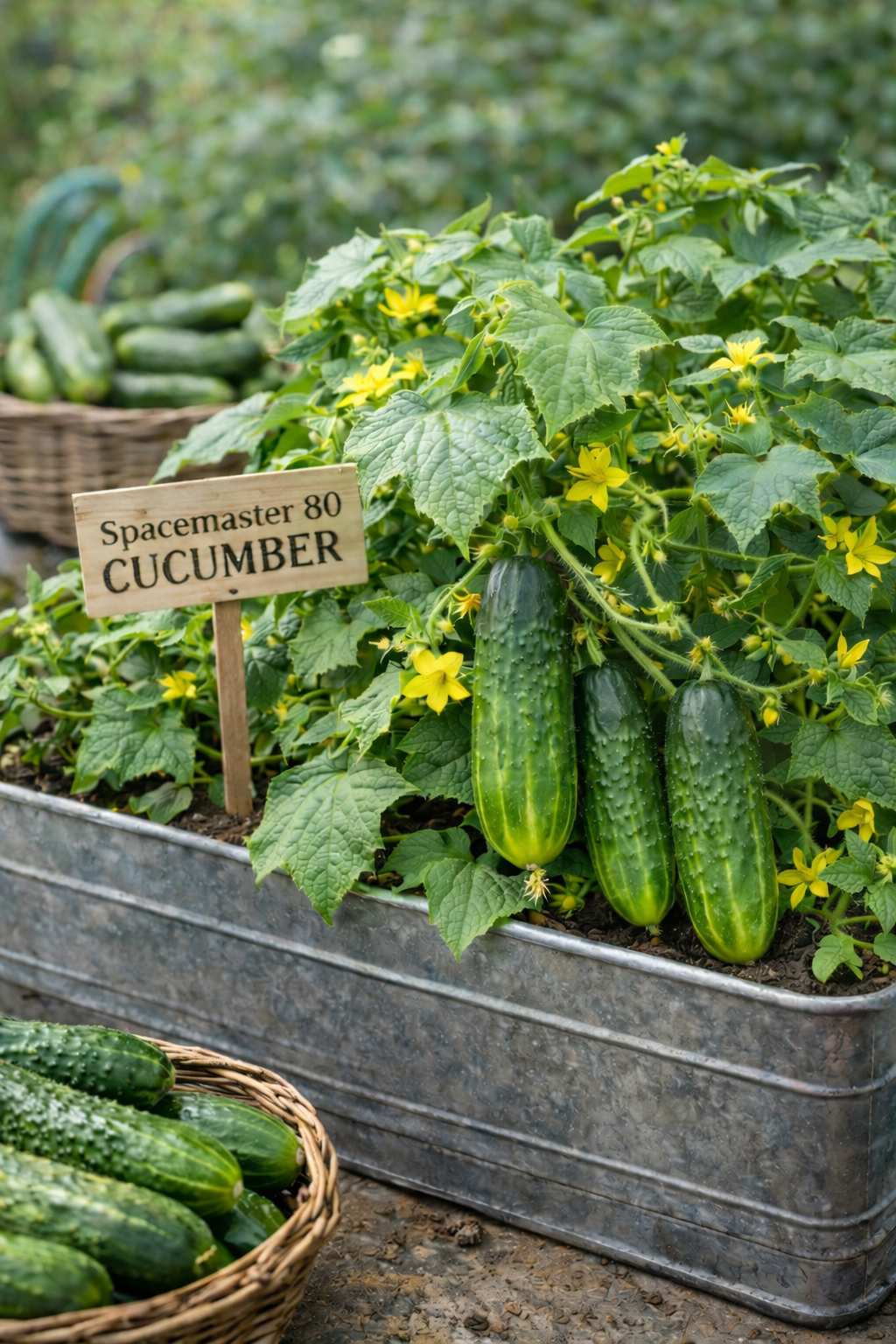 Spacemaster 80 - Cucumber Seeds | Compact Bush Cucumber