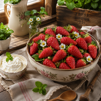Alexandria Strawberry Seeds | Alpine Everbearing Strawberry | Sweet Red Berries | Heirloom Non-GMO 50+seeds