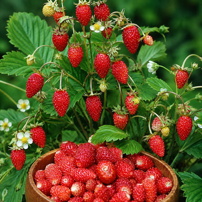 Mignonette Strawberry Seeds – Classic Alpine Strawberries – Sweet Fragrant Berries 10+ seeds (Copy)
