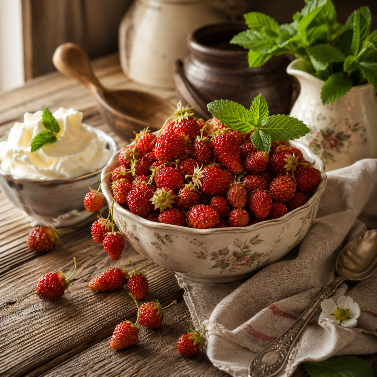 Mignonette Strawberry Seeds – Classic Alpine Strawberries – Sweet Fragrant Berries 10+ seeds (Copy)