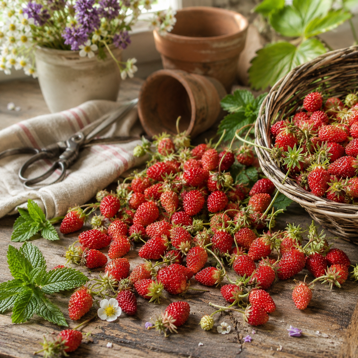 Mignonette Strawberry Seeds – Classic Alpine Strawberries – Sweet Fragrant Berries 10+ seeds (Copy)