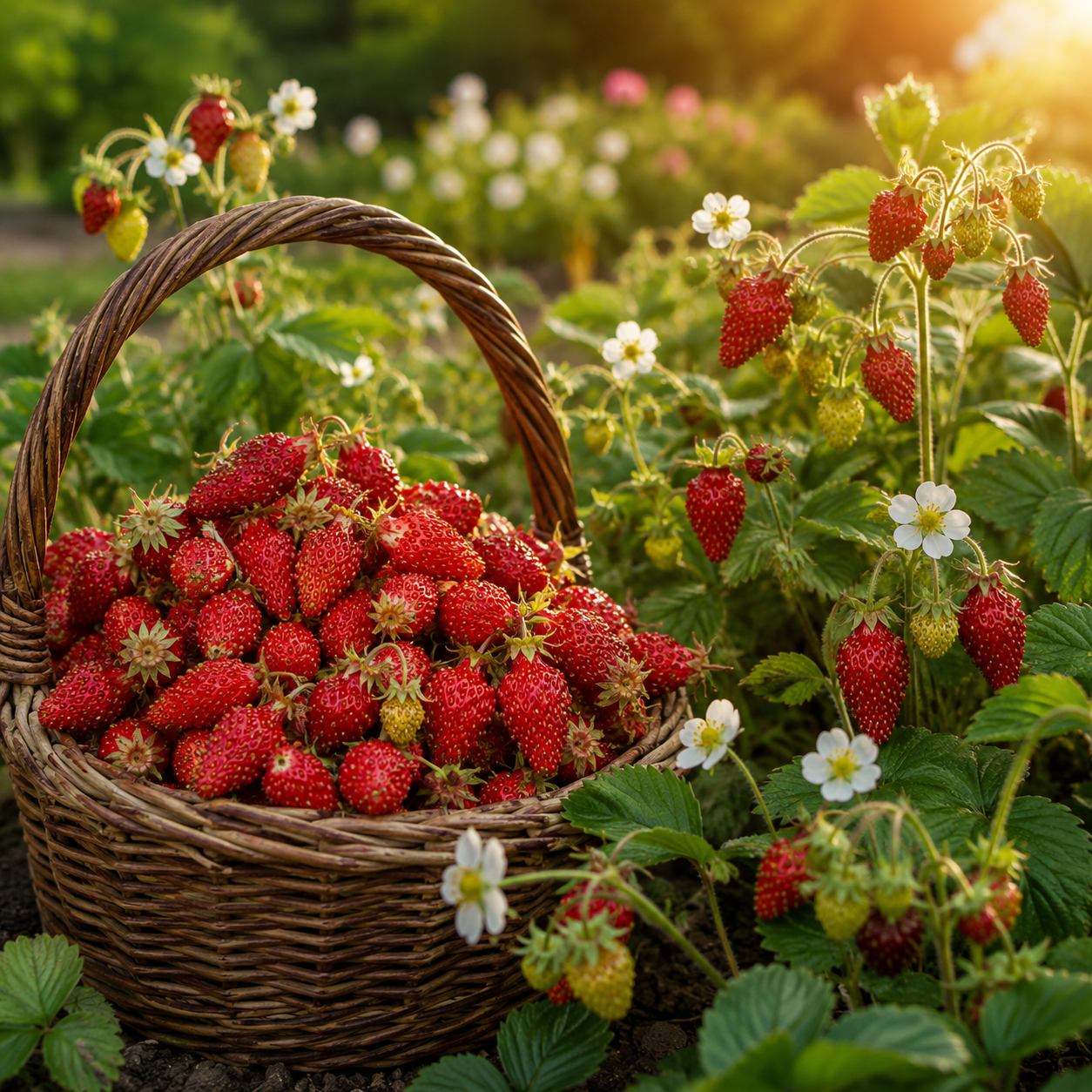 Mignonette Strawberry Seeds – Classic Alpine Strawberries – Sweet Fragrant Berries 10+ seeds (Copy)