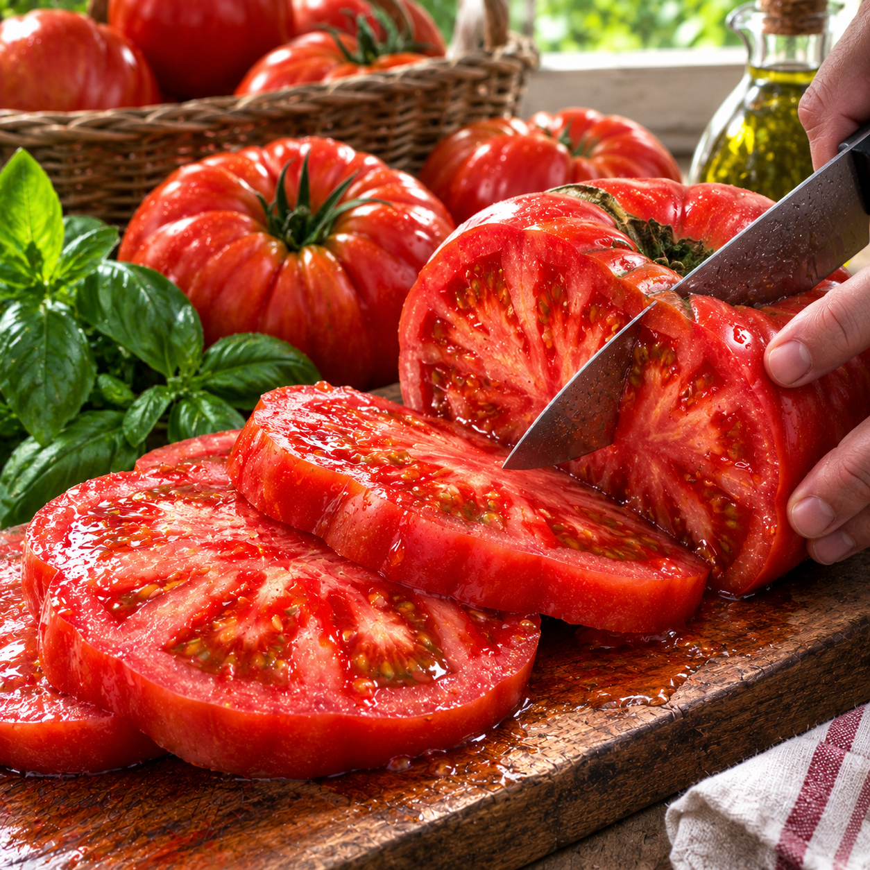 Trip-L-Crop Tomato Seeds – Heavy Yield Indeterminate Tomato – Heirloom Style High Production Vine  25 seeds