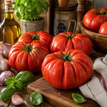 Trip-L-Crop Tomato Seeds – Heavy Yield Indeterminate Tomato – Heirloom Style High Production Vine  25 seeds