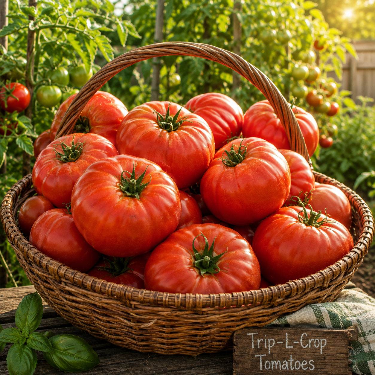 Trip-L-Crop Tomato Seeds – Heavy Yield Indeterminate Tomato – Heirloom Style High Production Vine  25 seeds