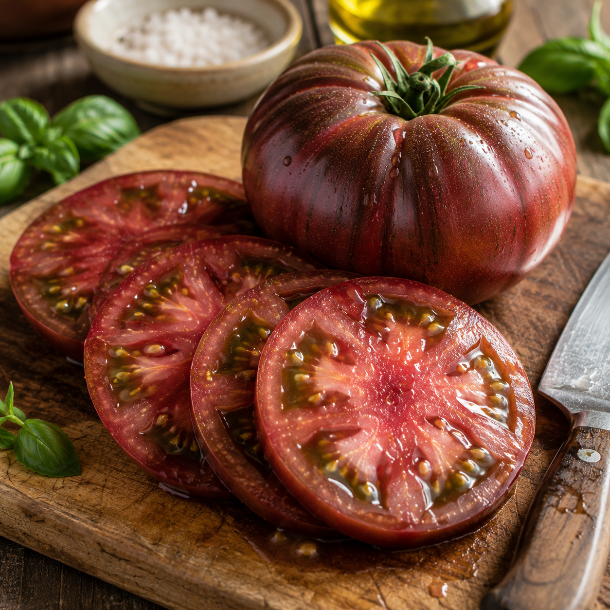 Cherokee Purple Tomato Seeds – Heirloom Beefsteak – Rich Sweet Smoky Flavor – Large Purple Tomato Garden Favorite 50+ seeds