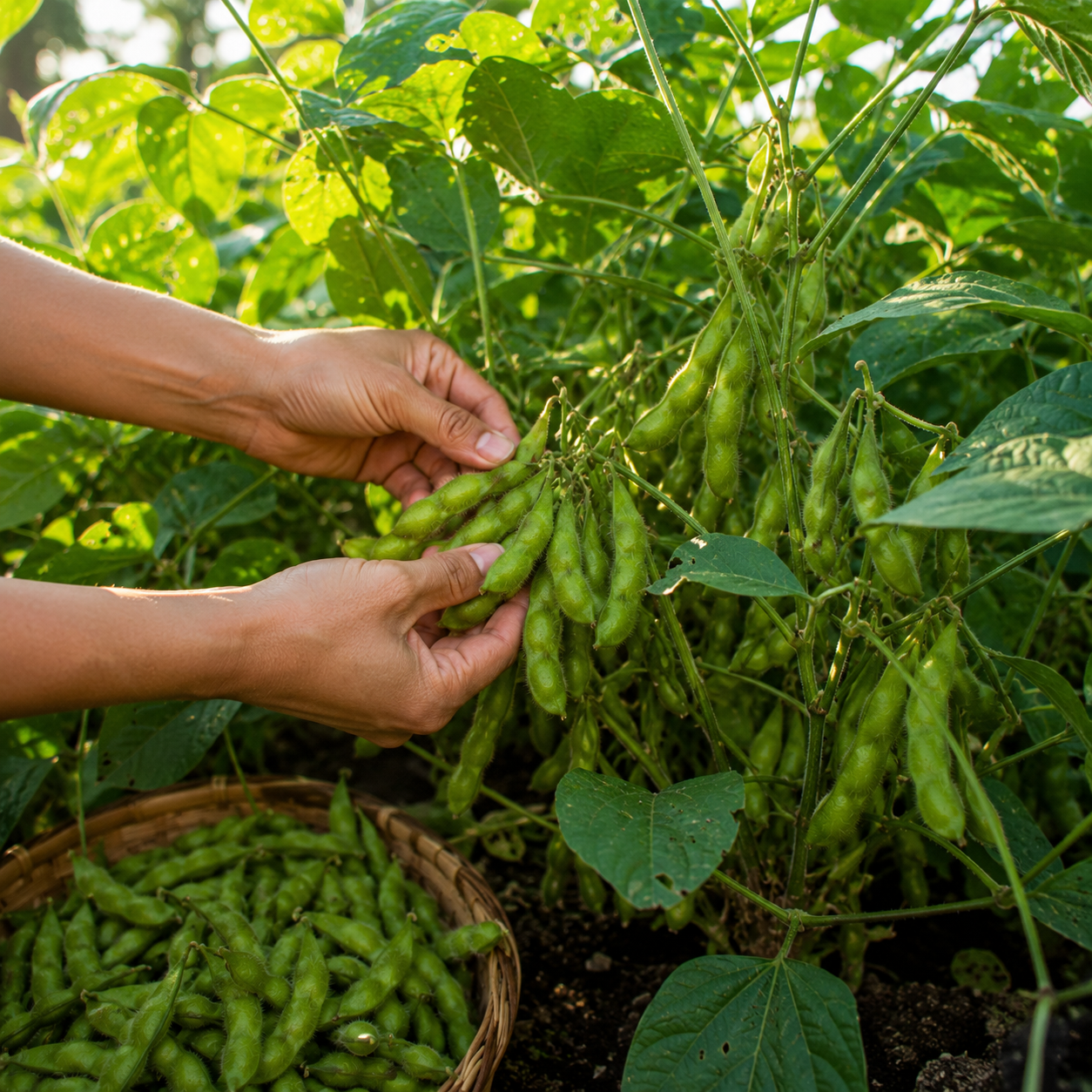 Midori Giant Edamame Seeds | Giant Soybeans | Heirloom Edamame | High-Yield Garden Vegetable 25 seeds