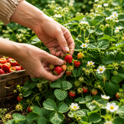 Improved Rügen Strawberry Seeds | Alpine Strawberry Seeds | Heirloom Everbearing Fruit | Sweet Red Berries 50 seeds