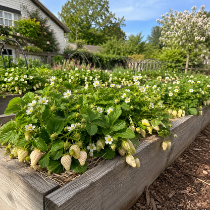 White Weiss Solemacher Strawberry Seeds | Alpine White Strawberry | Heirloom Everbearing Fruit | Sweet Pineapple Flavor 10+seeds